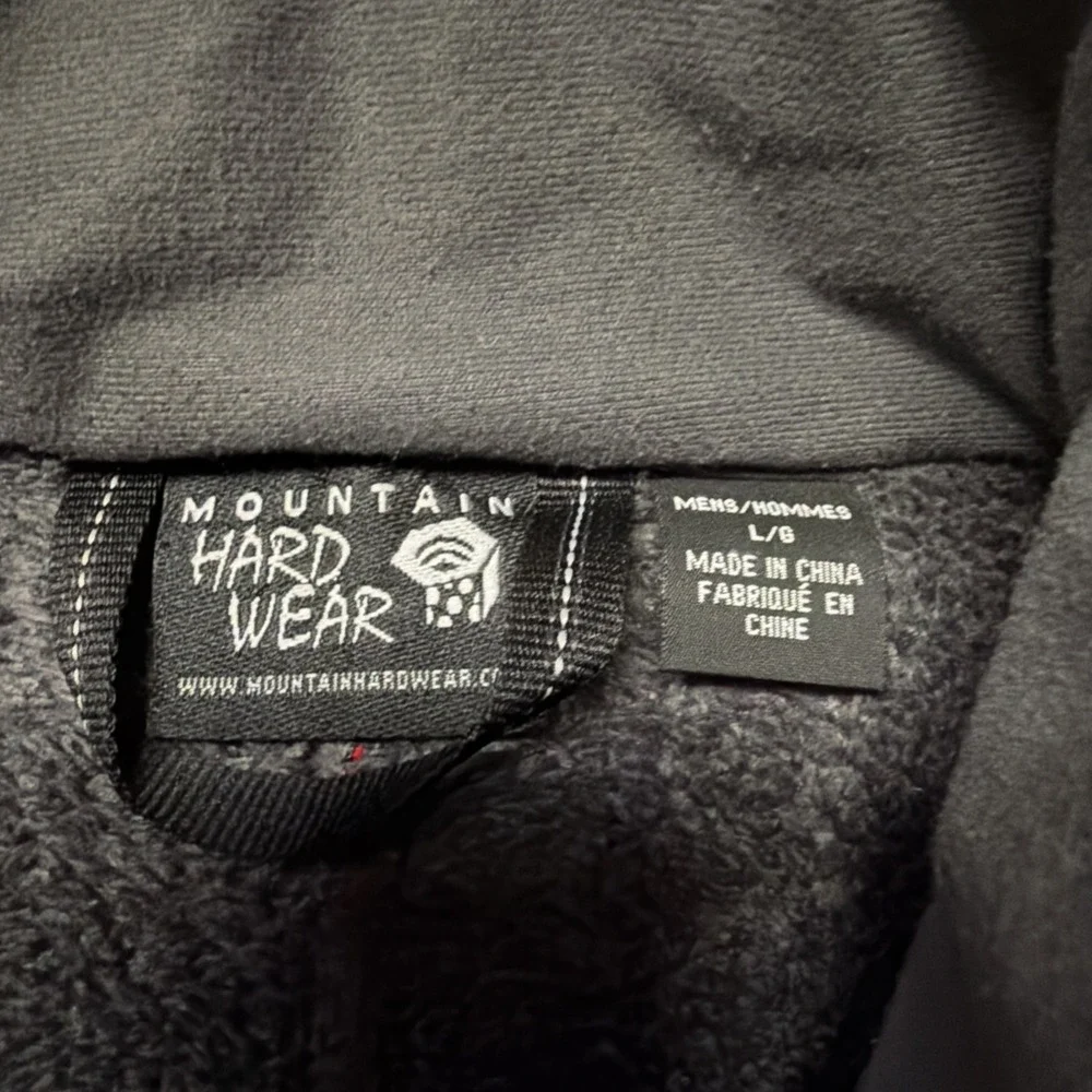 Mountain Hardwear‎ Jacket Mens L Red Dual Fleece Full Zip Sherpa Lined Outdoor